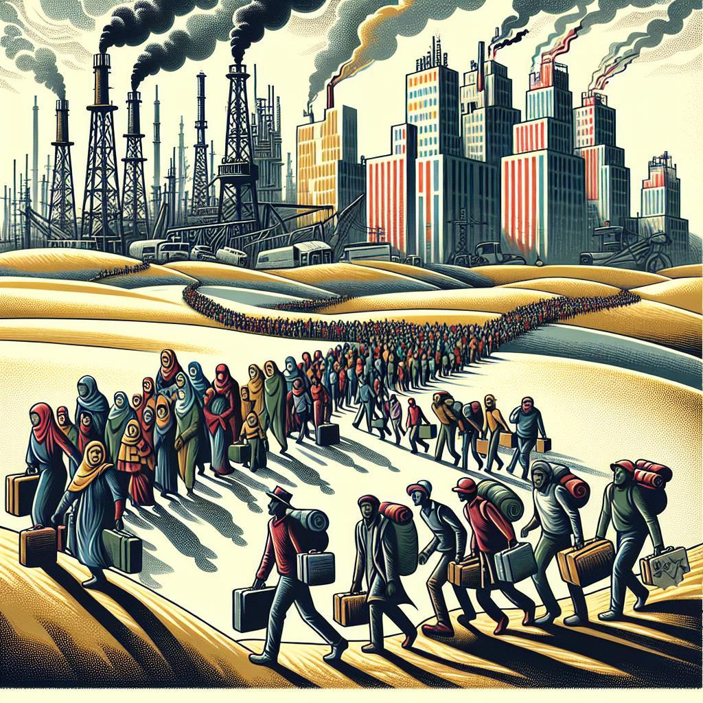 Migration und Umsiedlungen: Wie die Bevölkerung vom Ölsektor betroffen ist